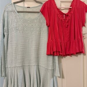 Bundle of 2 Free People tops! Beautiful! NWOT
